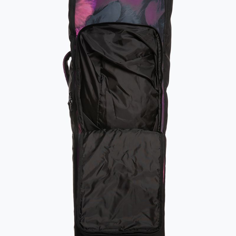 ROXY Vermont Wheelie Board cover true black pansy pansy 4