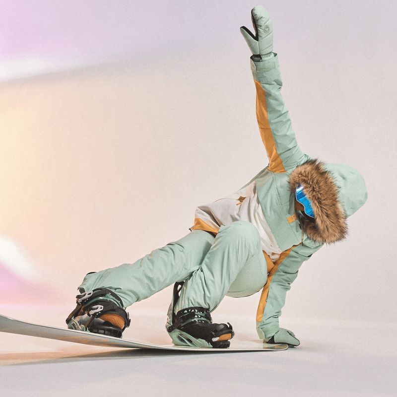 Dámska snowboardová bunda ROXY Shelter cameo green 13