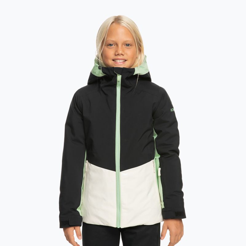 Detská snowboardová bunda ROXY Silverwinter Girl true black