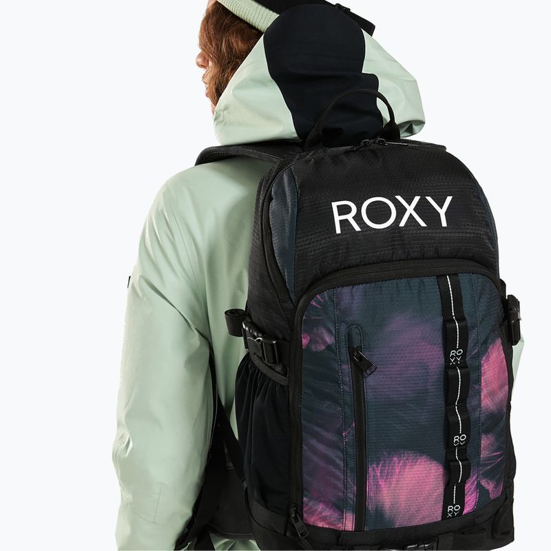 Dámsky snowboardový batoh ROXY Tribute 23 l true black pansy 8
