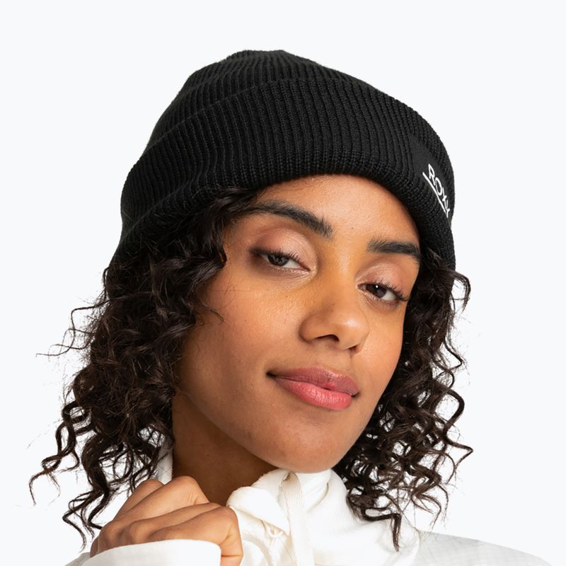 Dámska snowboardová čiapka ROXY Folker Beanie true black 7