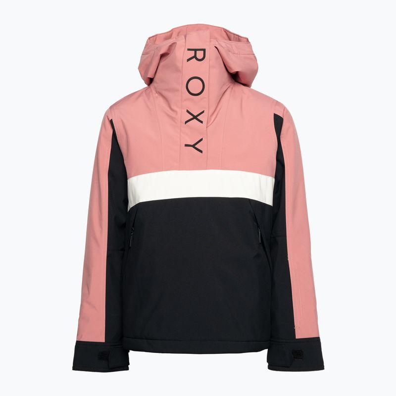 Detská snowboardová bunda ROXY Shelter Girl dusty rose 4