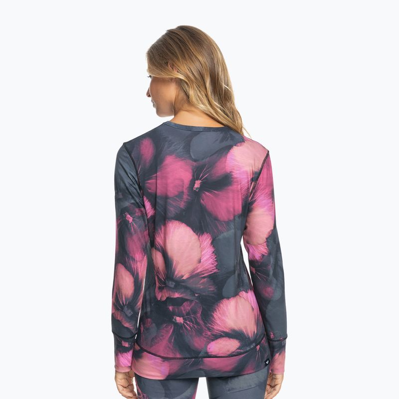 Dámska termoakčná mikina ROXY Daybreak Top true black pansy pansy 2