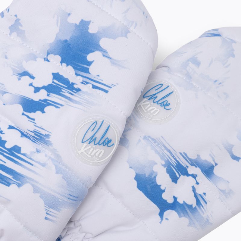 Dámske snowboardové rukavice ROXY Flint Creek Mitt azure blue clouds 4