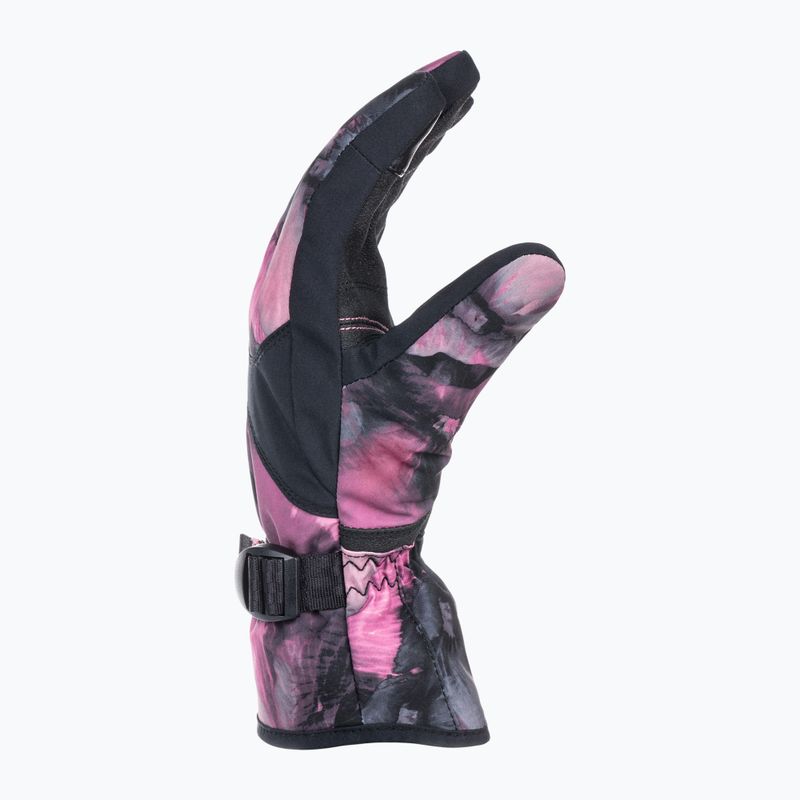 Dámske snowboardové rukavice ROXY Jetty true black pansy pansy 2