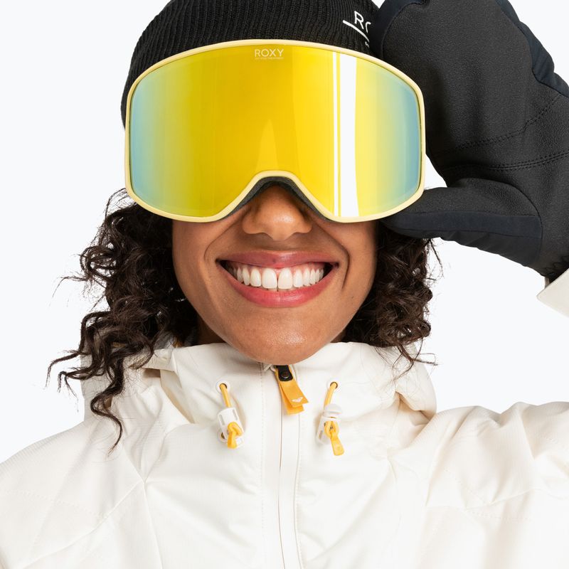 ROXY Storm Dámske snowboardové okuliare sunset gold/gold ml 7