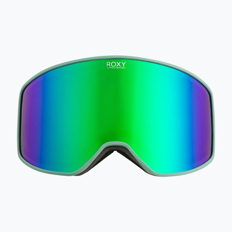 Dámske snowboardové okuliare ROXY Storm dark forest/green ml 2