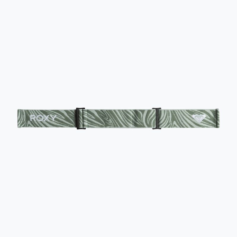 Dámske snowboardové okuliare ROXY Storm dark forest/green ml 3