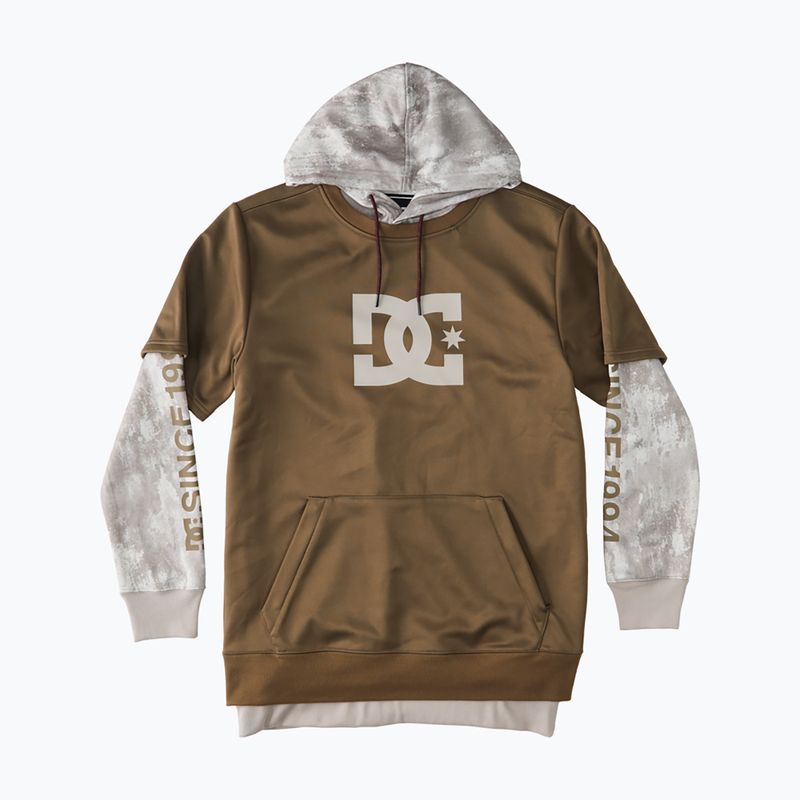 Pánska snowboardová mikina DC Dryden sand stone 8