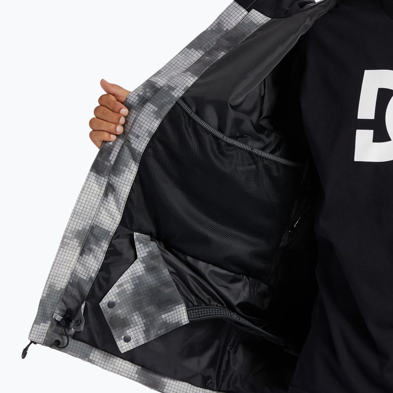 Pánska snowboardová bunda DC Basis Print Cloud Cover 7