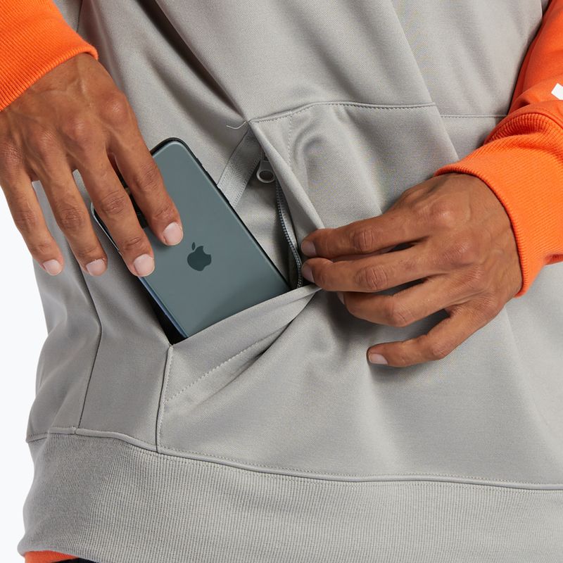 DC Dryden oranžová pánska snowboardová mikina 6