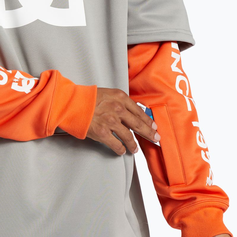DC Dryden oranžová pánska snowboardová mikina 5