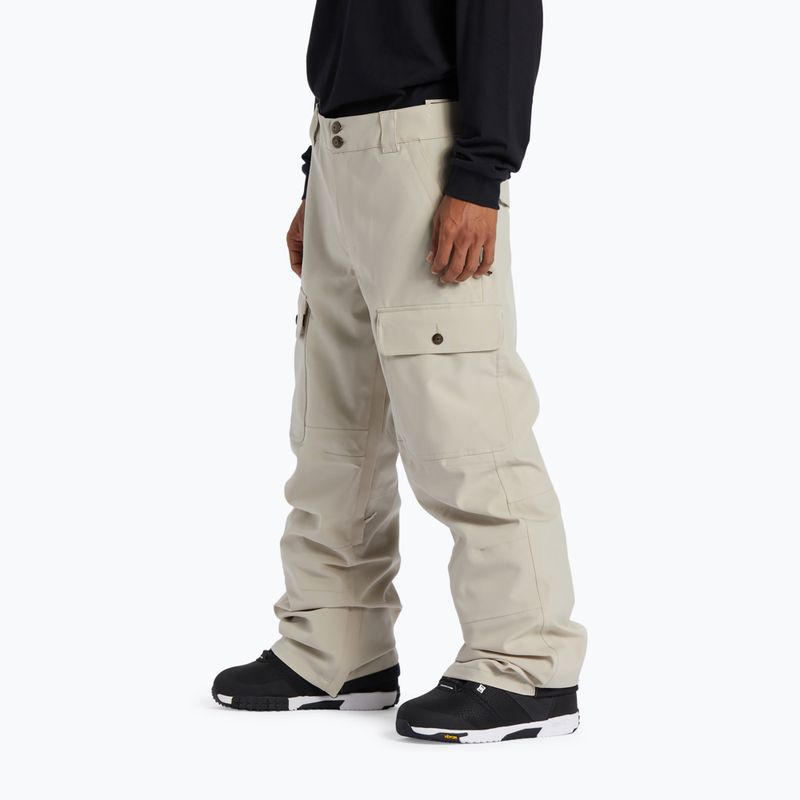 DC Code pánske snowboardové nohavice plaza taupe 3