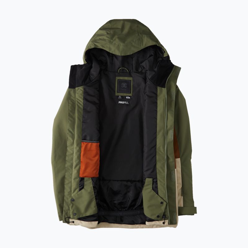Pánska snowboardová bunda DC Defy four leaf clover 12