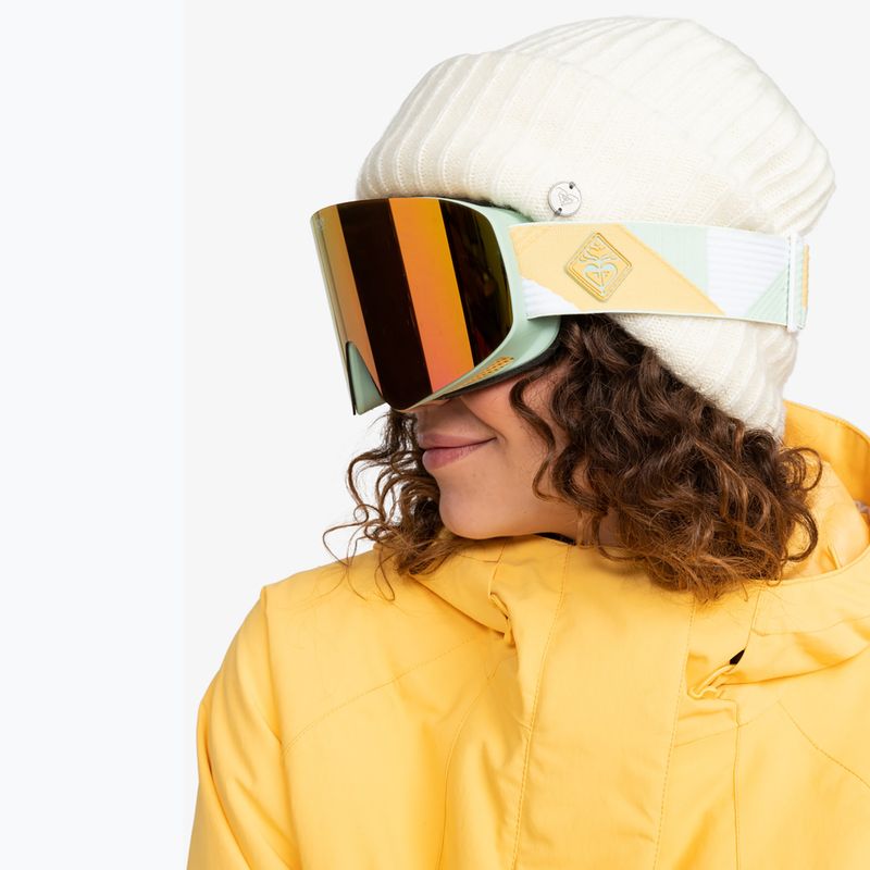 Dámske okuliare na snowboard ROXY Fellin Roxy Life roxy life/clux pink 10