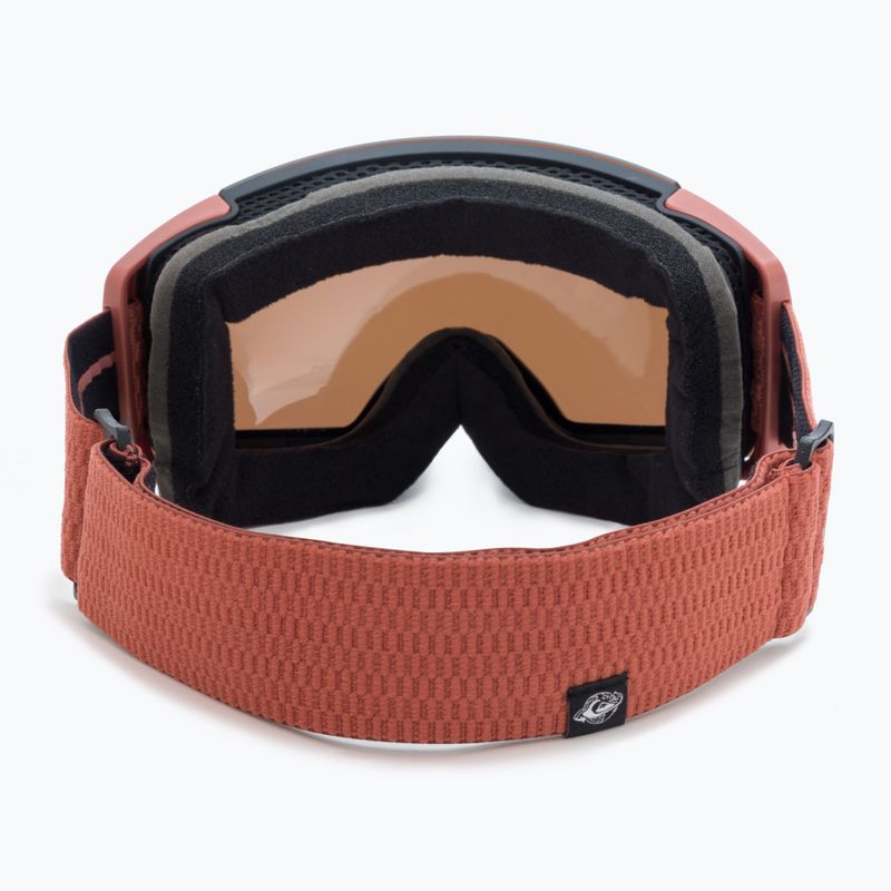Quiksilver Greenwood S3 black redwood / clux gold mi snowboardové okuliare 2