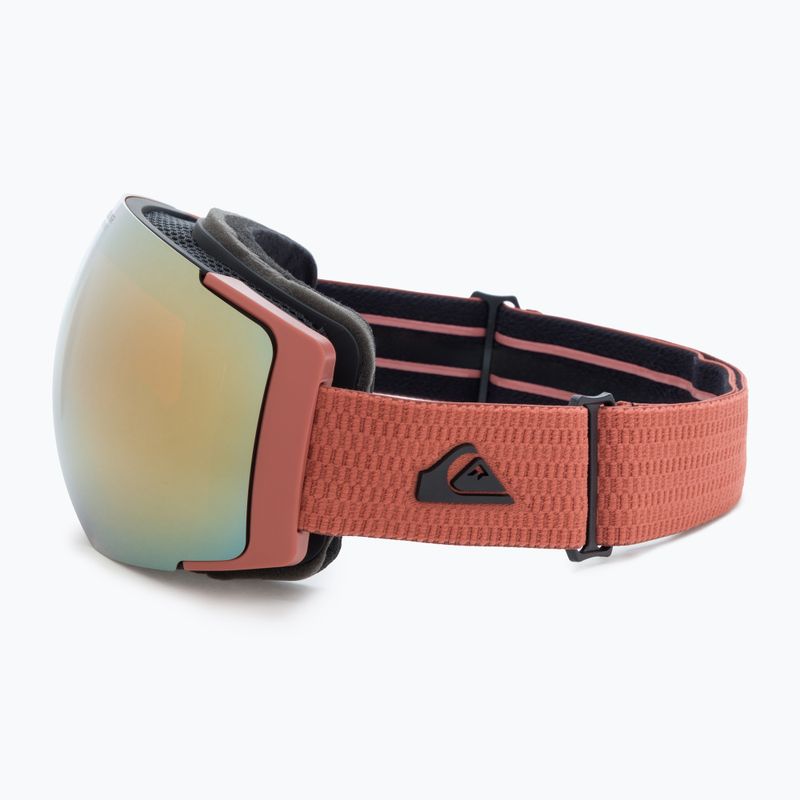 Quiksilver Greenwood S3 black redwood / clux gold mi snowboardové okuliare 4