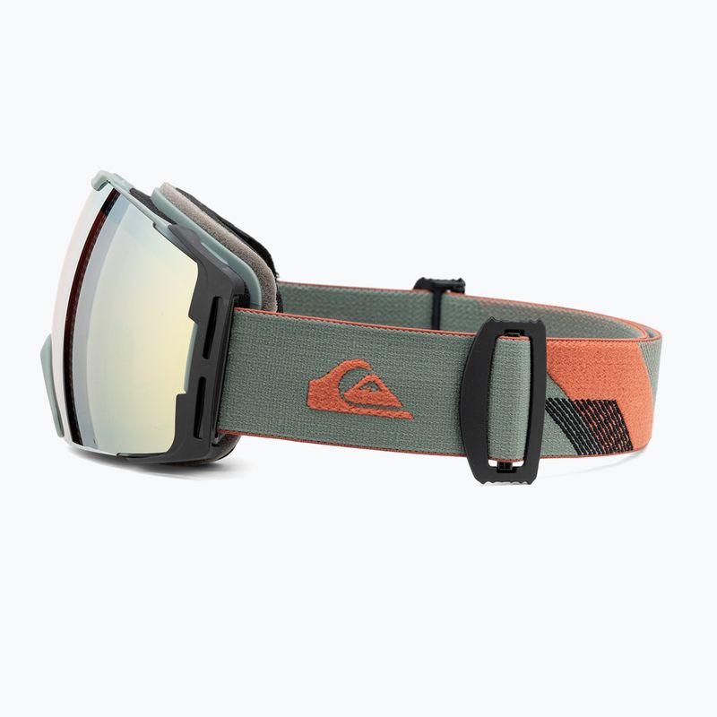 Okuliare na snowboard Quiksilver Discovery vavrínový veniec/zlaté 4