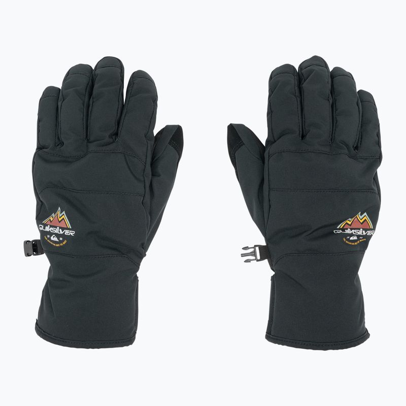 Pánske snowboardové rukavice Quiksilver Cross true black 3