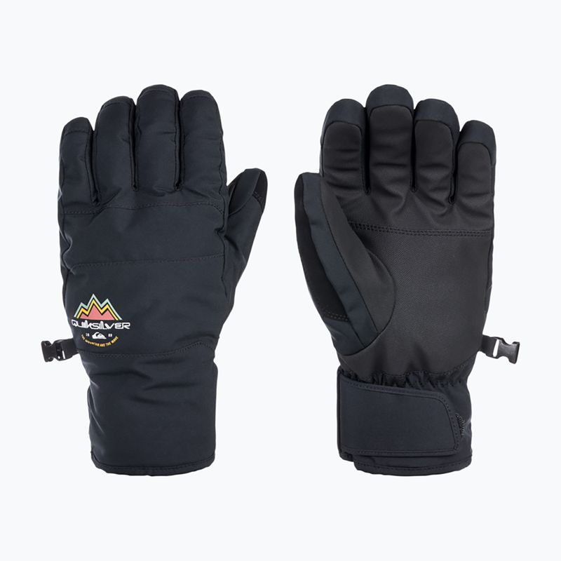 Pánske snowboardové rukavice Quiksilver Cross true black 6