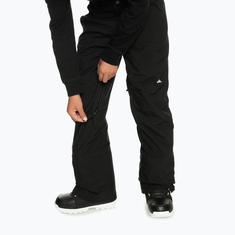 Detské snowboardové nohavice Quiksilver Estate Youth true black 6