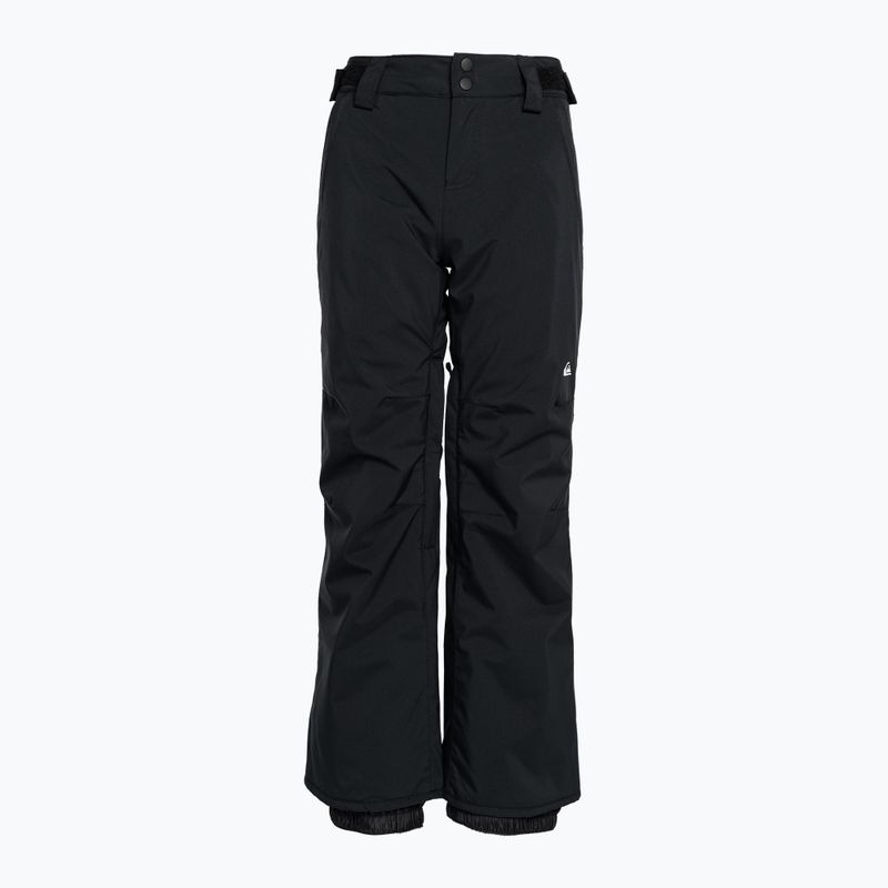 Detské snowboardové nohavice Quiksilver Estate Youth true black 8