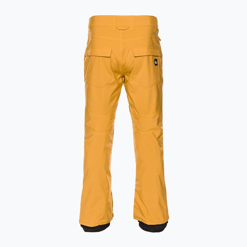 Pánske snowboardové nohavice Quiksilver Estate mineral yellow 2