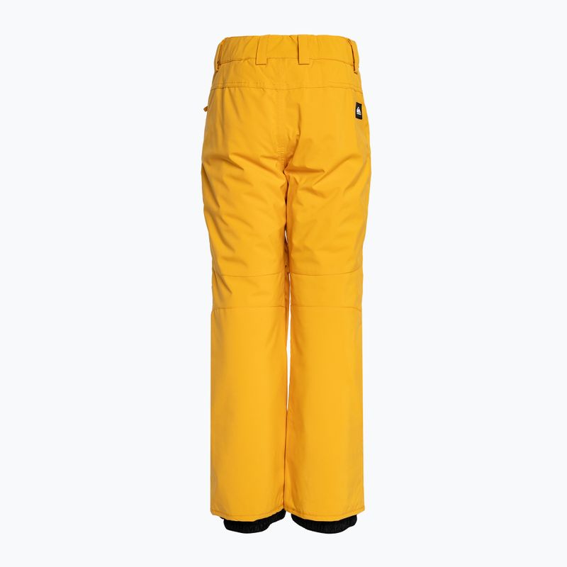 Detské snowboardové nohavice Quiksilver Estate Youth mineral yellow 6