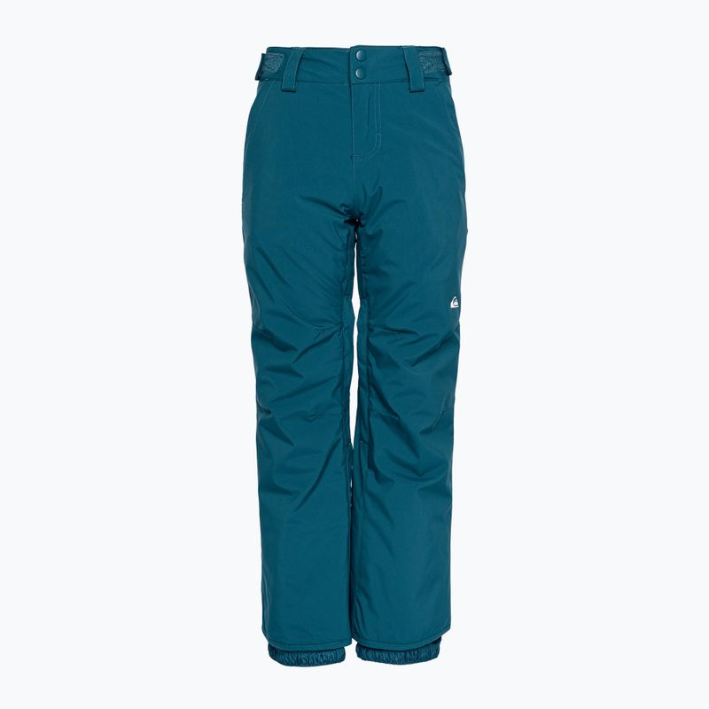 Detské snowboardové nohavice Quiksilver Estate Youth majolica blue 7