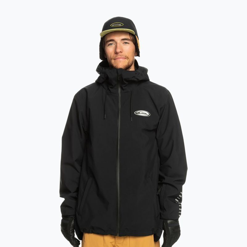 Pánska snowboardová bunda Quiksilver High In The Hood true black