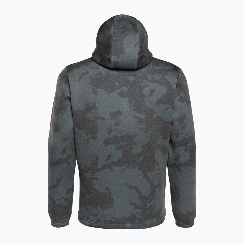 Mikina Quiksilver Shredder Hoodie tie dye true black snowboardová mikina 2