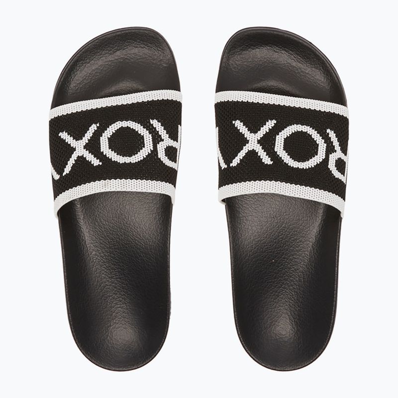 Dámske šľapky ROXY Slippy Knit black 2