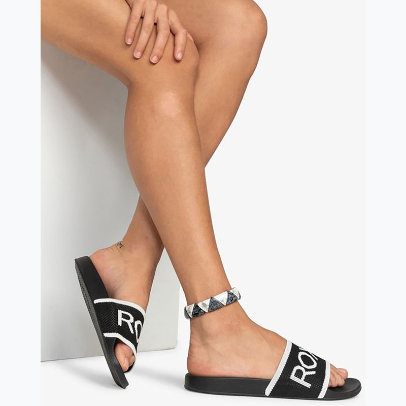 Dámske šľapky ROXY Slippy Knit black 5