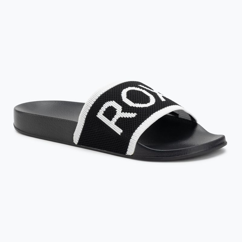 Dámske šľapky ROXY Slippy Knit black