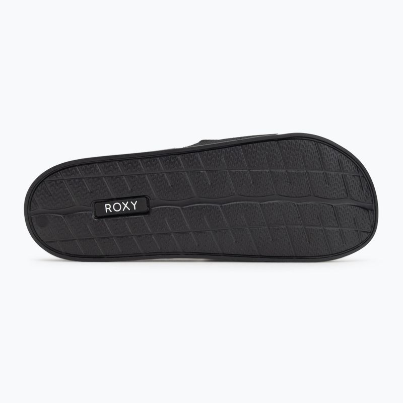 Dámske šľapky ROXY Slippy Knit black 4