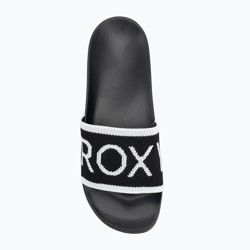 Dámske šľapky ROXY Slippy Knit black 5