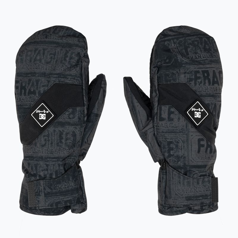 Pánske snowboardové rukavice DC AW Franchise Mitten black fragile 3