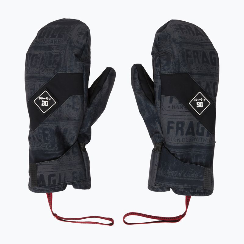 Pánske snowboardové rukavice DC AW Franchise Mitten black fragile 5