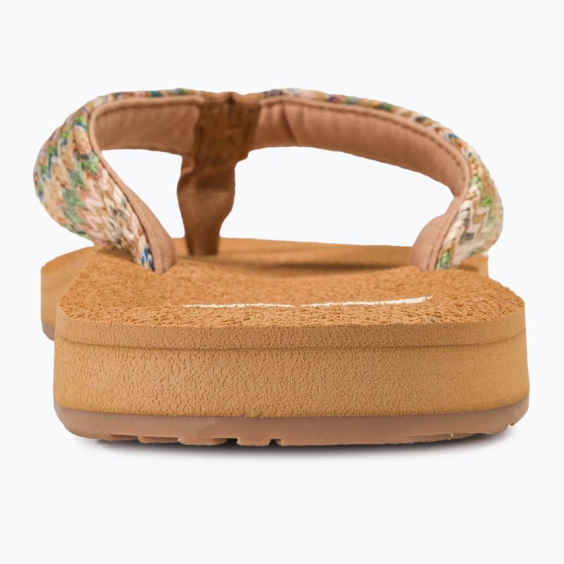 Dámske žabky ROXY Porto Raffia II multi/olive 6