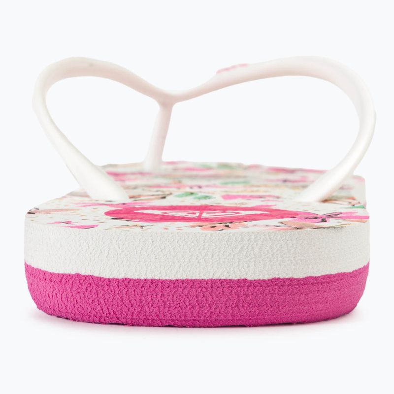 Dámske žabky ROXY By The Sea white/pink 6