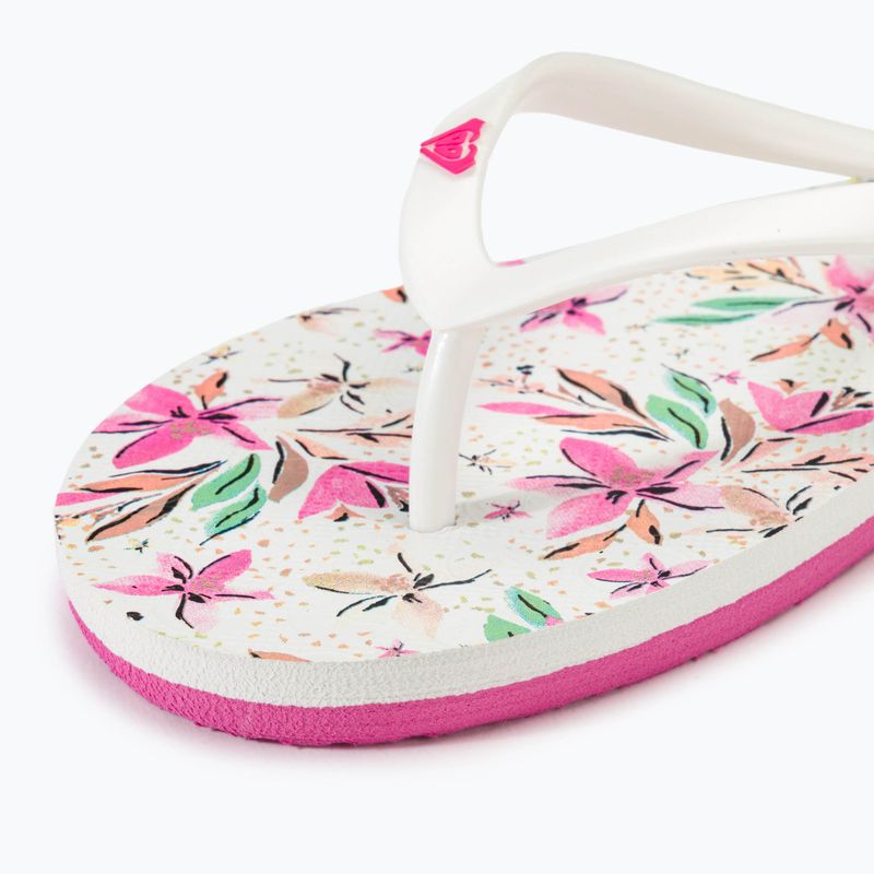 Dámske žabky ROXY By The Sea white/pink 7