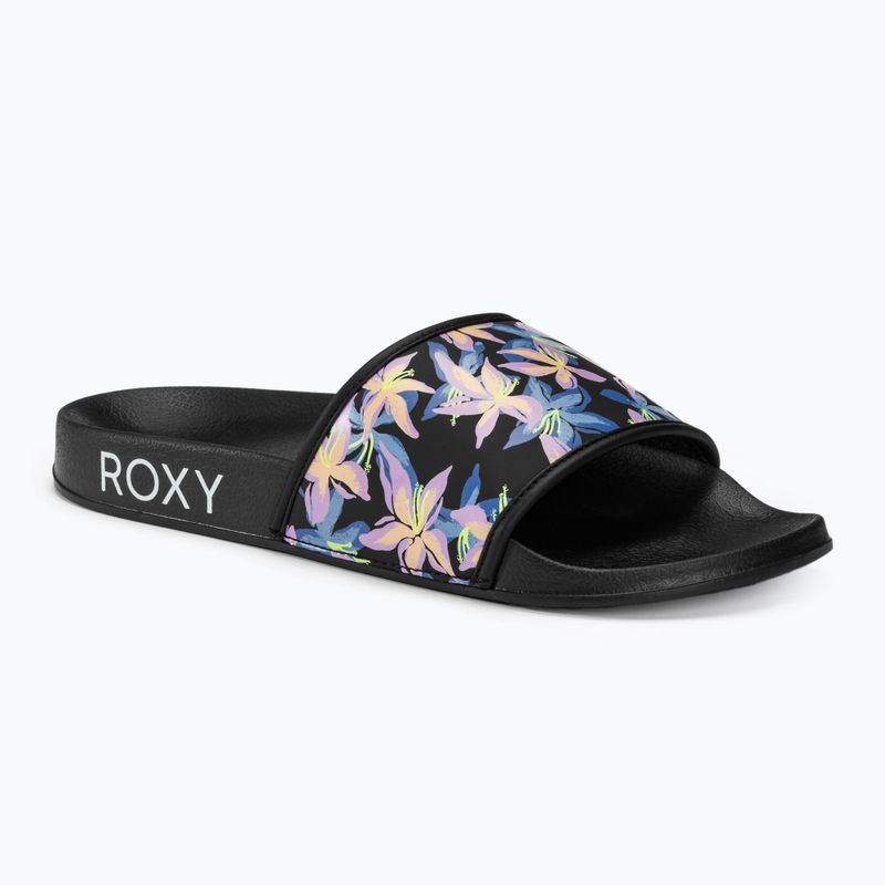 Dámske šľapky ROXY Slippy IV black/boysenberry