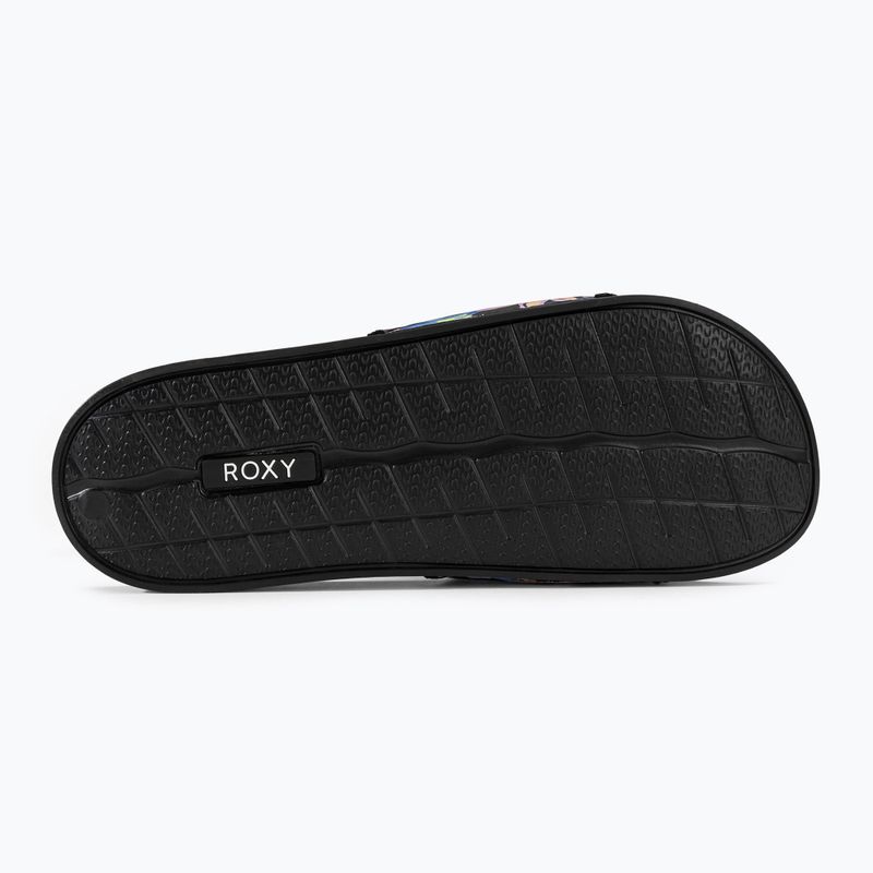 Dámske šľapky ROXY Slippy IV black/boysenberry 4