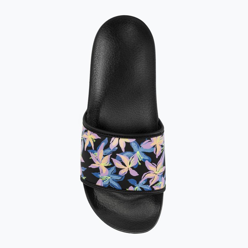 Dámske šľapky ROXY Slippy IV black/boysenberry 5