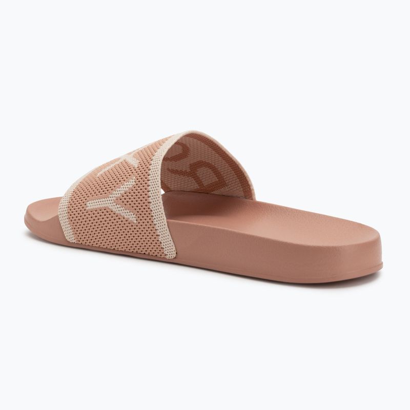 Dámske šľapky ROXY Slippy Knit wheat/turkish coffee 3