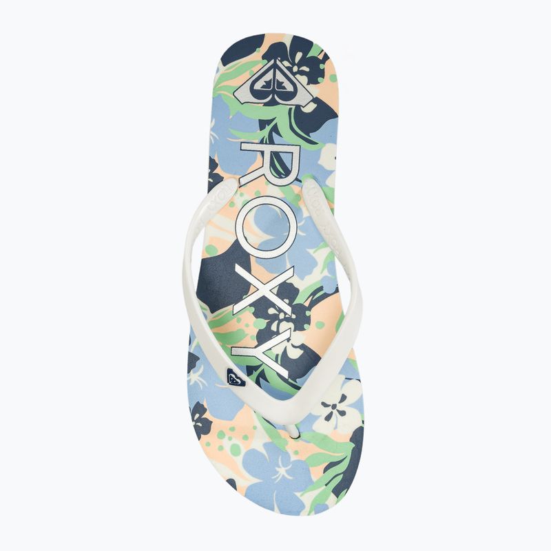 Dámske žabky ROXY Tahiti VII soft lime/ocean 5