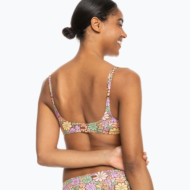 Vrchný diel plaviek  ROXY All About Sol Bralette root beer all about sol mini 4