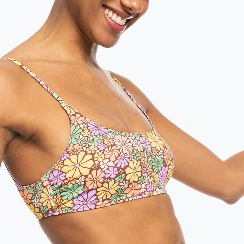Vrchný diel plaviek  ROXY All About Sol Bralette root beer all about sol mini 5
