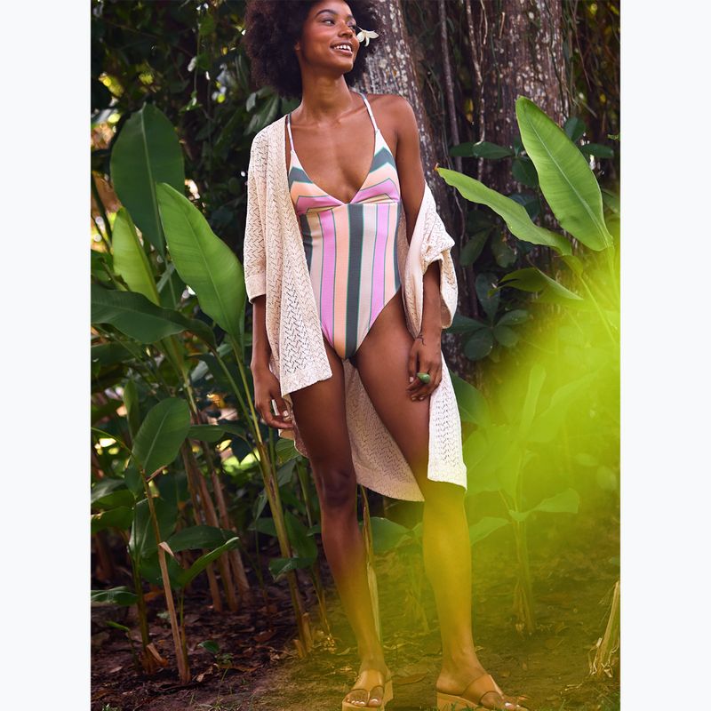 Dámske jednodielne plavky ROXY Vista Stripe agave green very vista stripe 7