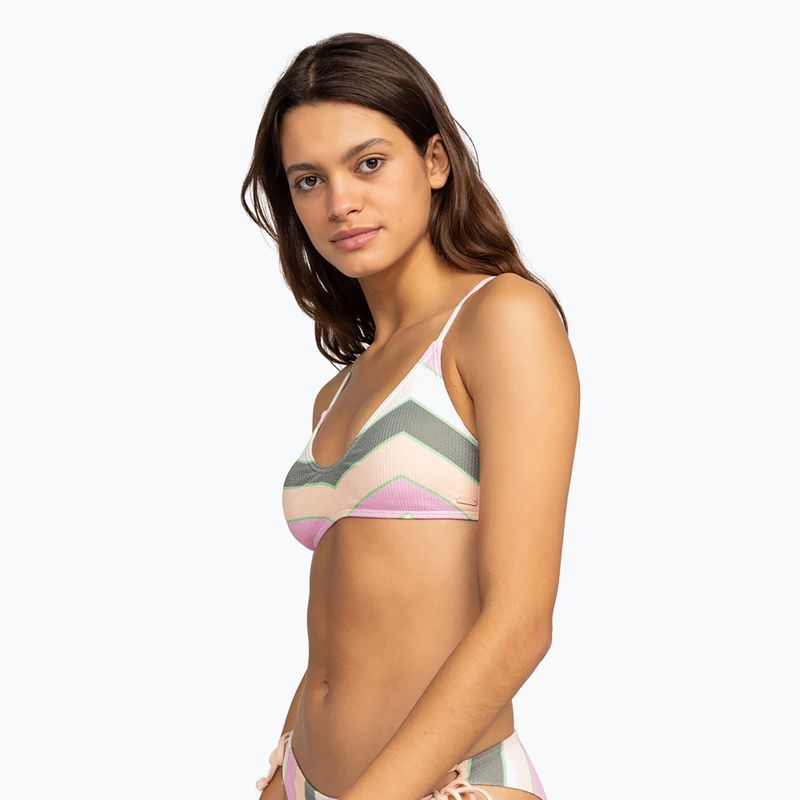Vrchný diel plaviek  ROXY Vista Stripe Strappy agave green very vista stripe 5